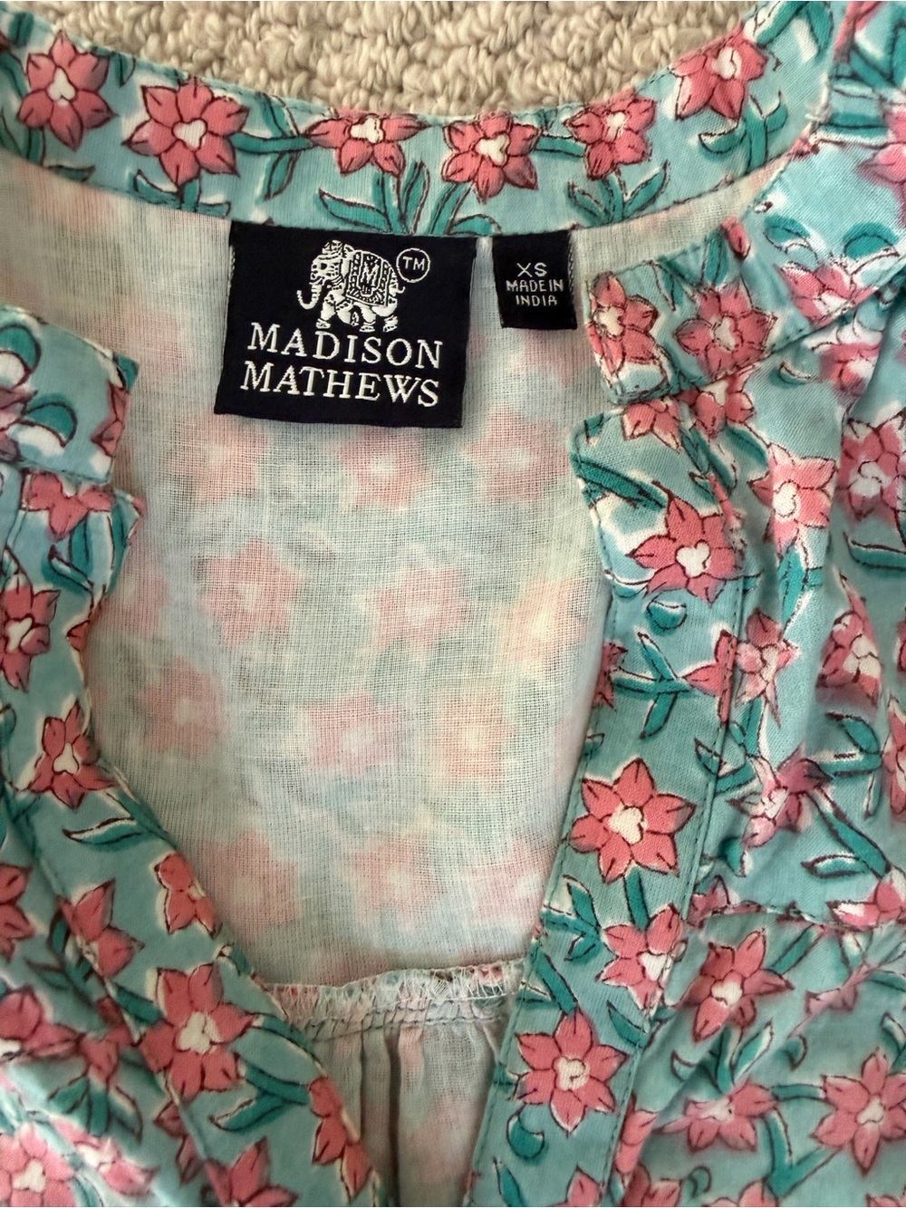 Madison Mathews floral tiered maxi dress - Picture 2 of 6